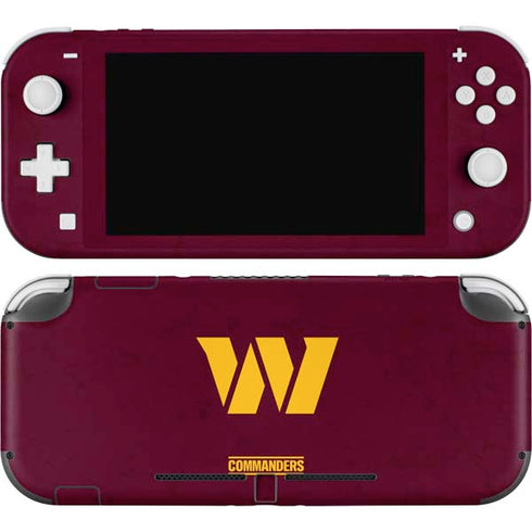 NFL Washington Commanders Distressed Nintendo Switch Lite Skin